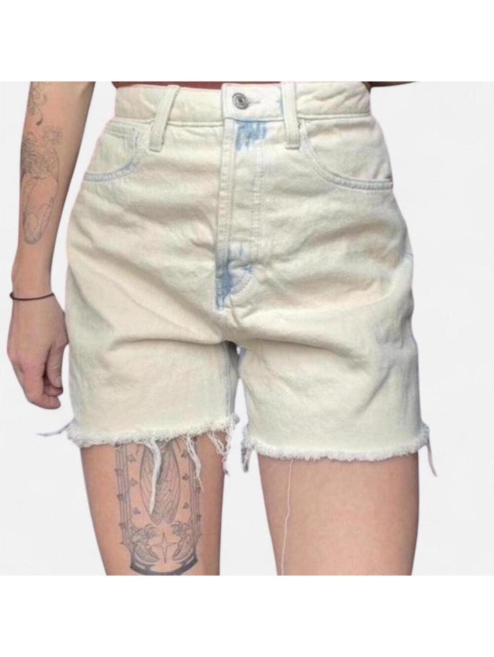 Wild Fable Women's Cream and White Shorts